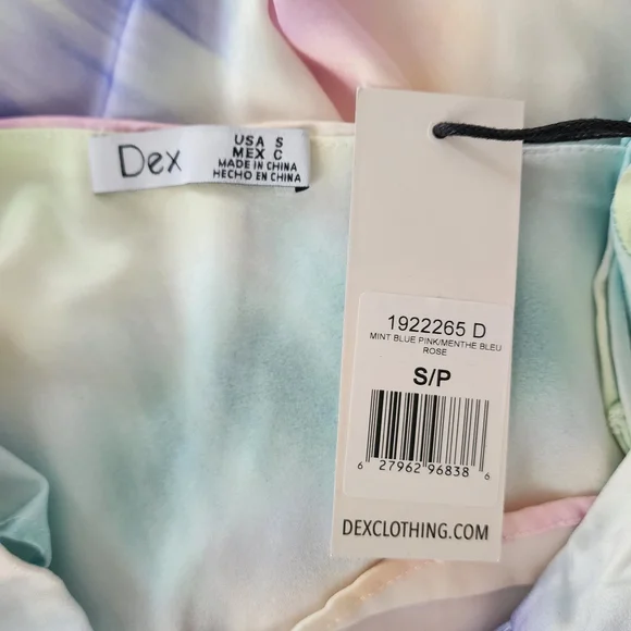 DEX Women's Satin Slip Maxi Dress Long Beach Party Soft Flare Size S - Picture 8 of 8